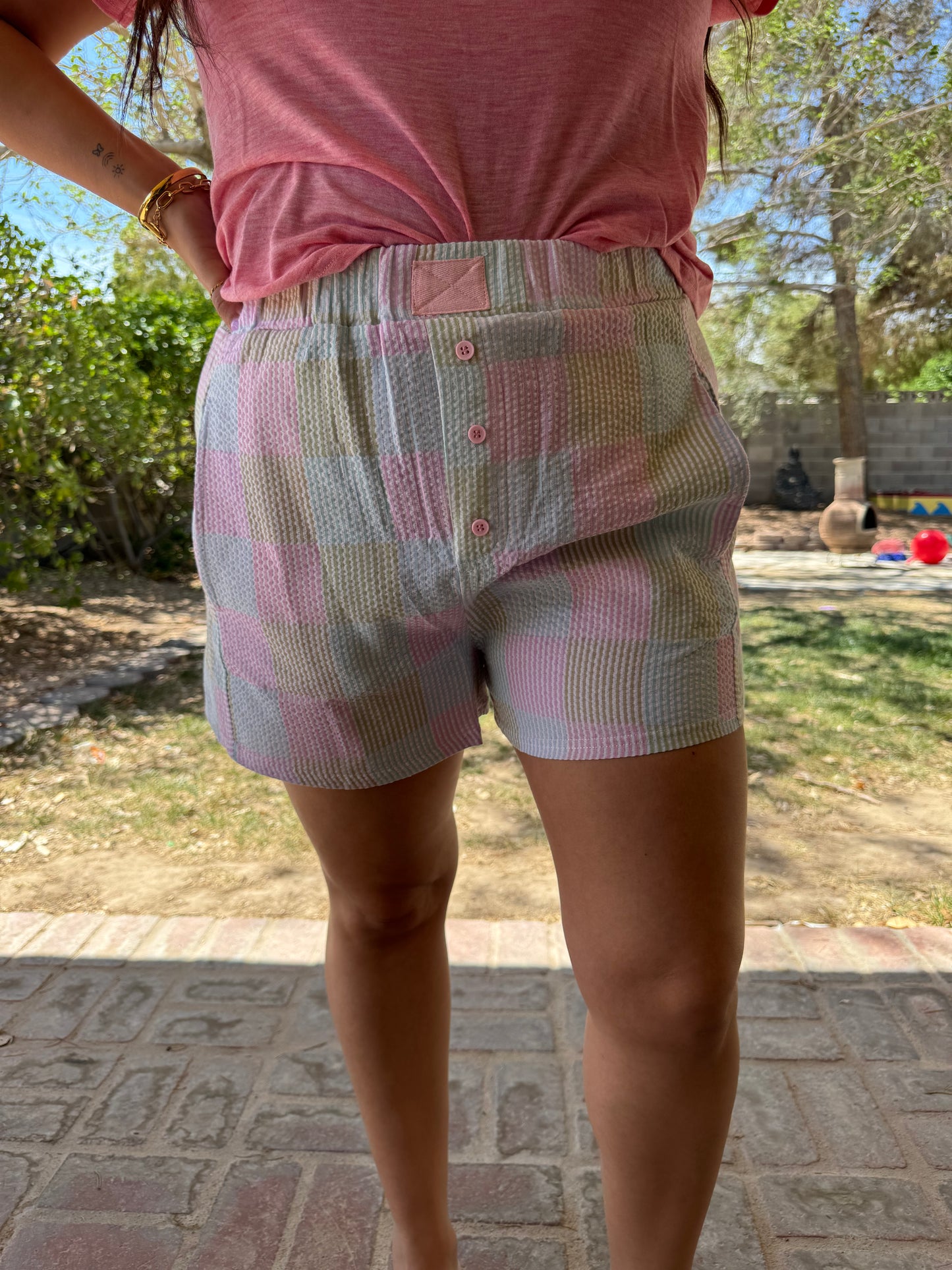 Pretty in Pink Boxer Shorts