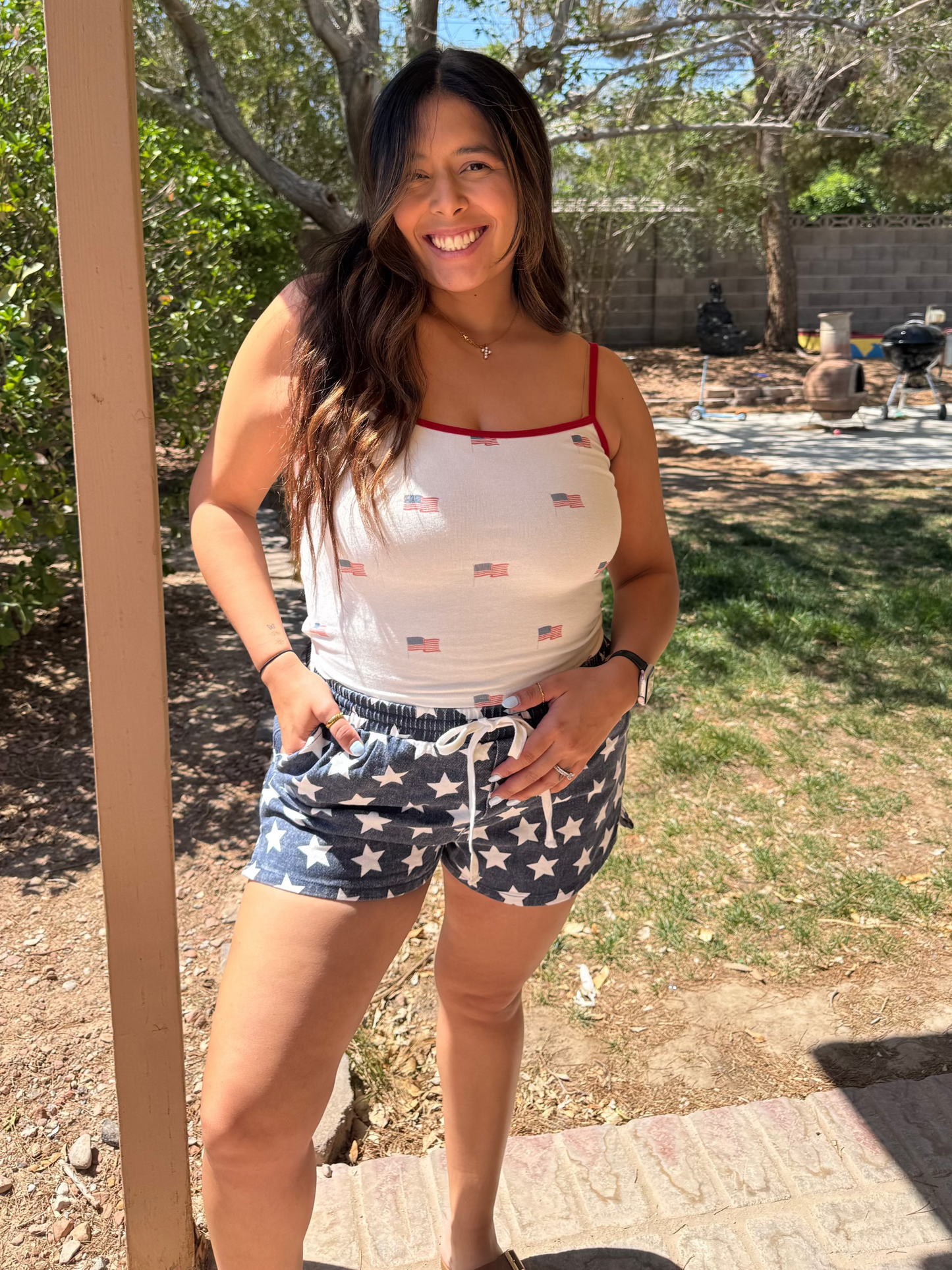 USA Flag Baby Tank