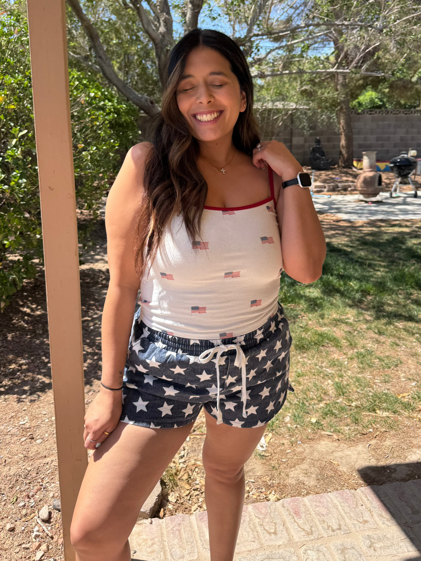 USA Flag Baby Tank