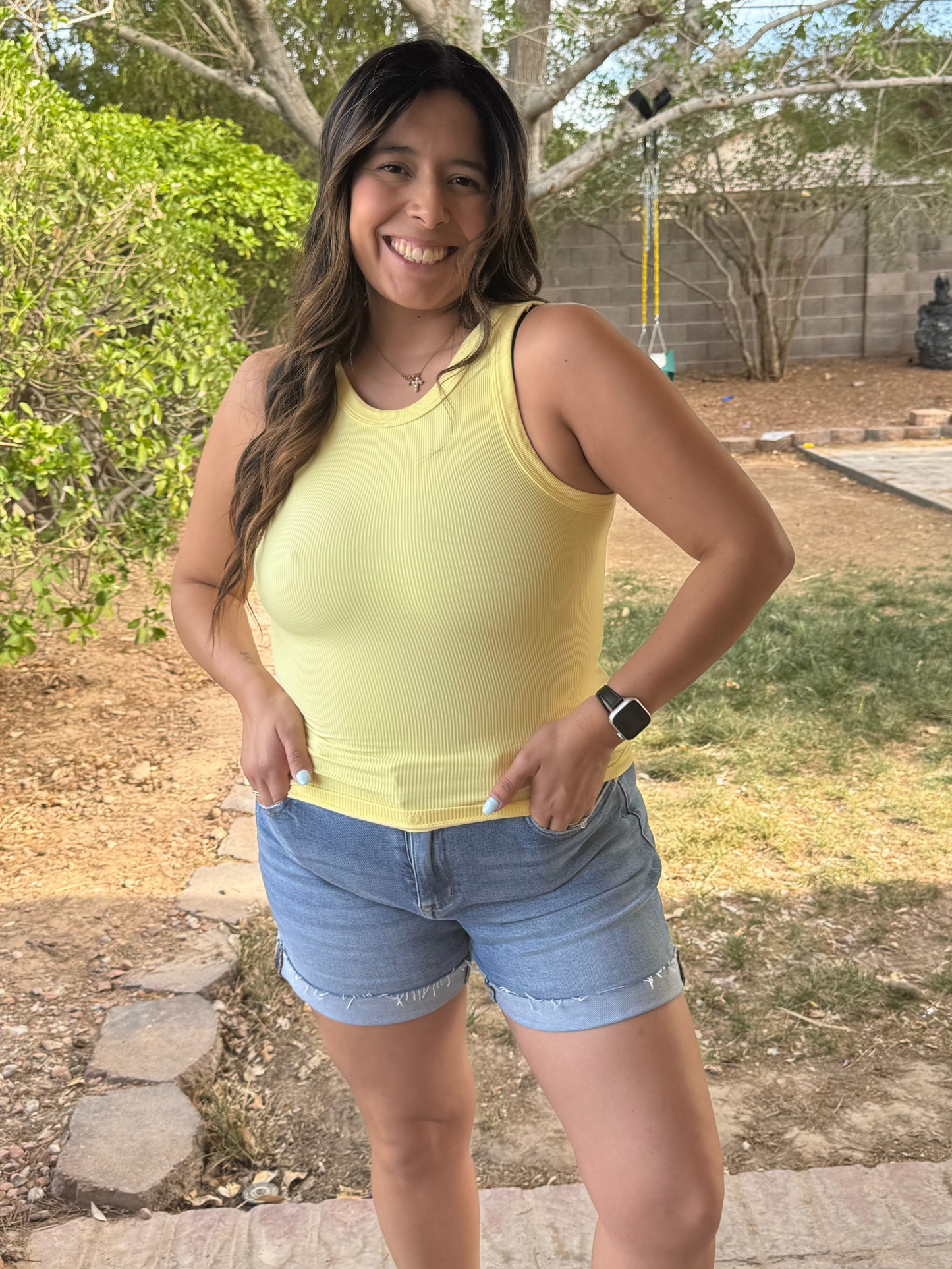 Tell Me More Ribbed Tank