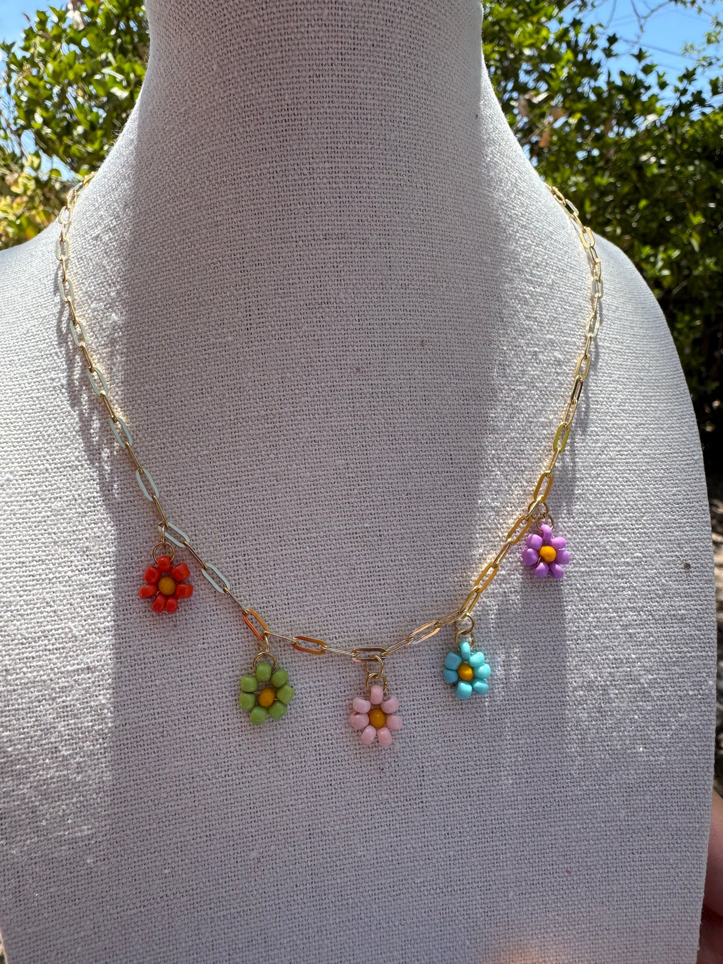 Alvarado Daisy Necklace