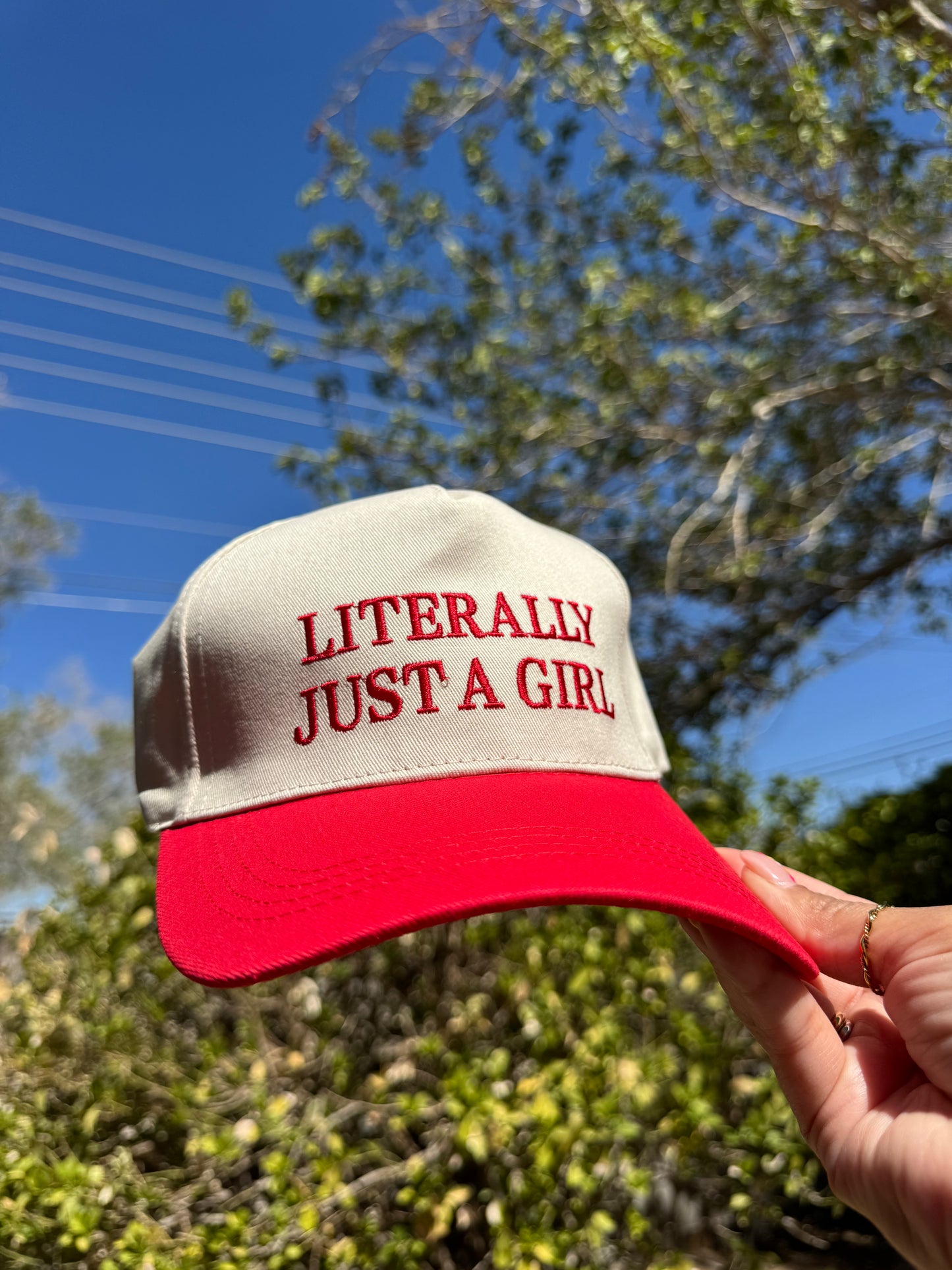 Just a Girl Trucker Hat - New Colors!