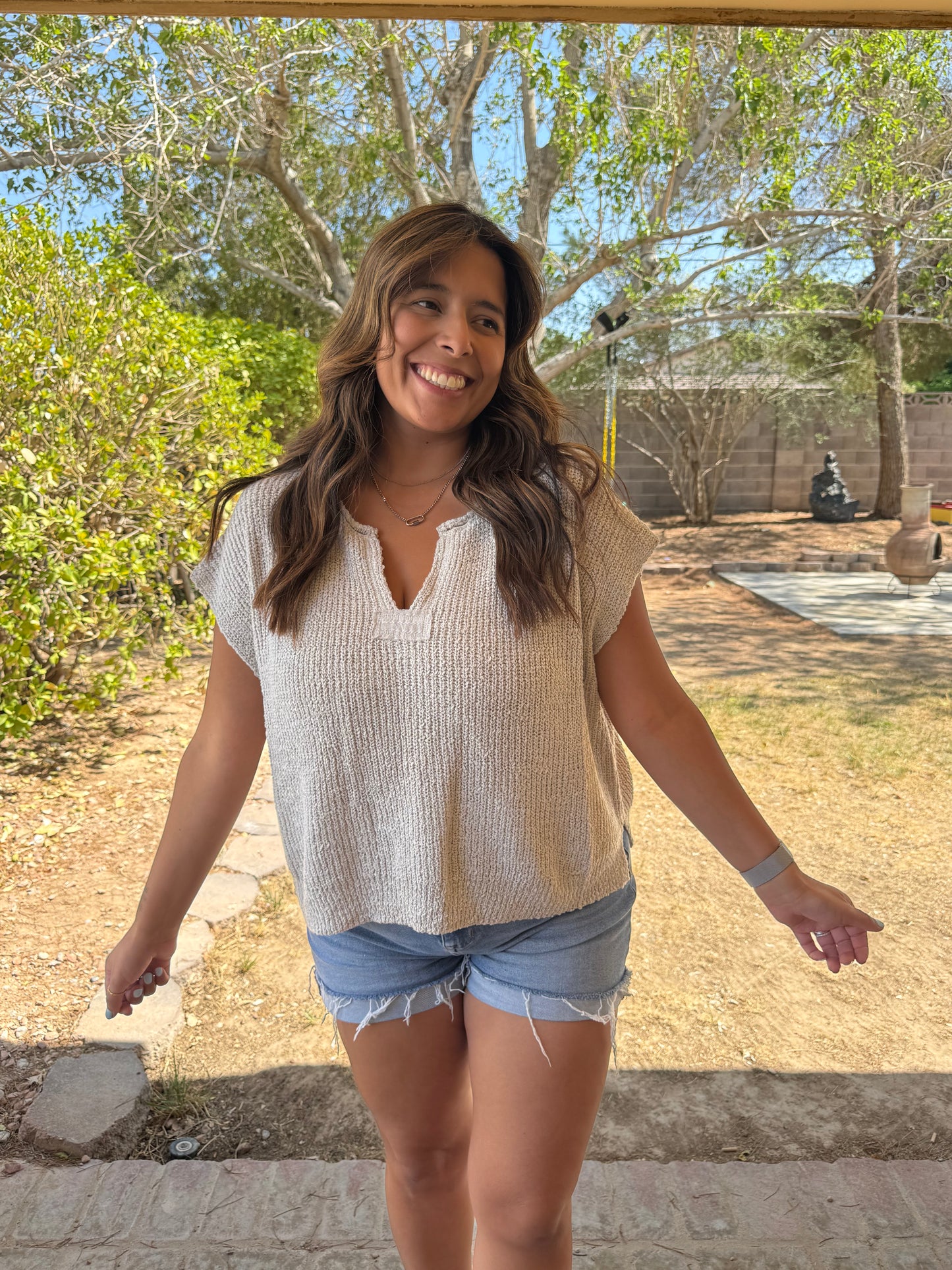 Georgia Side Slit Sweater - NEW COLORS!