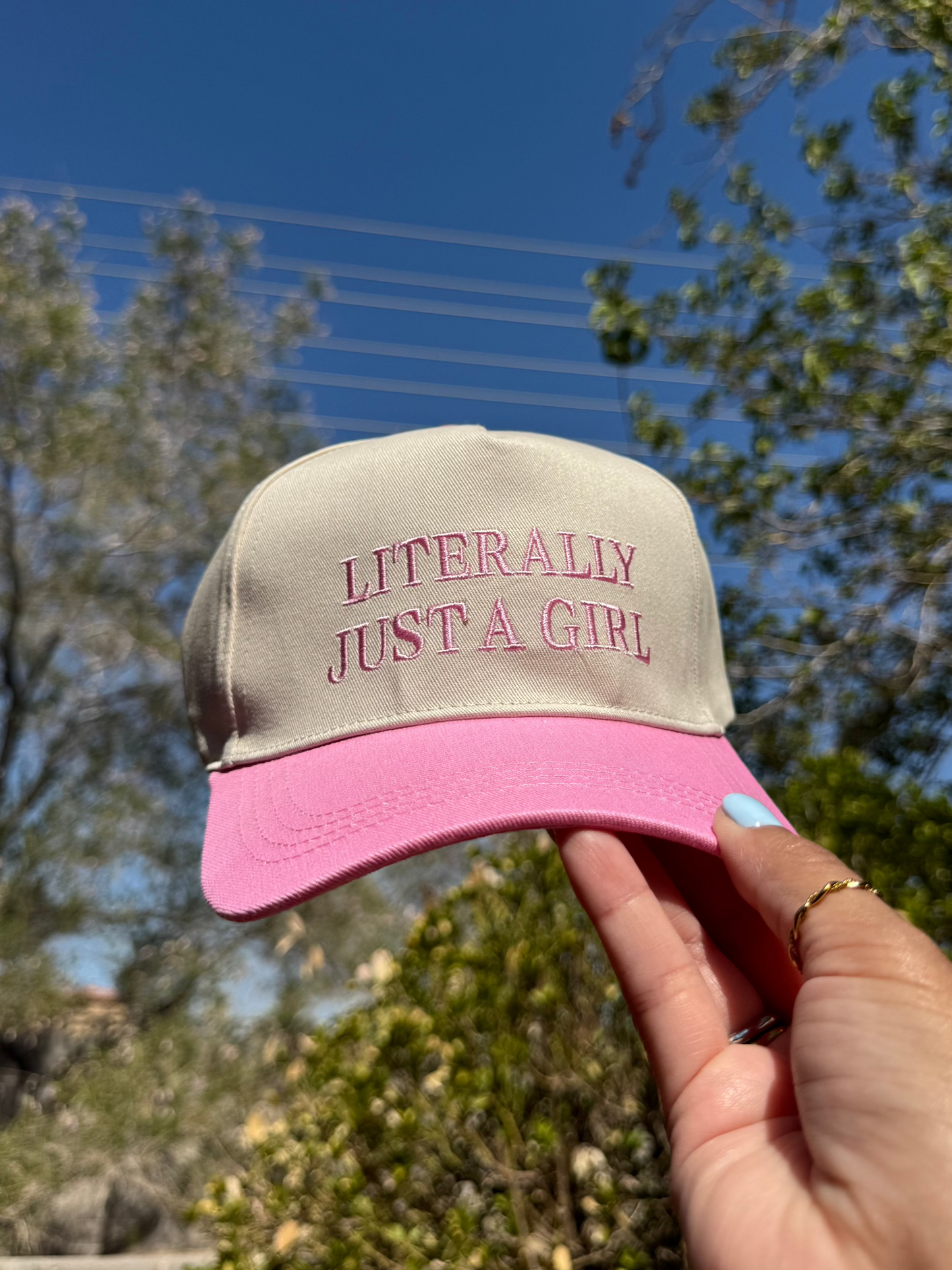 Just a Girl Trucker Hat - New Colors!
