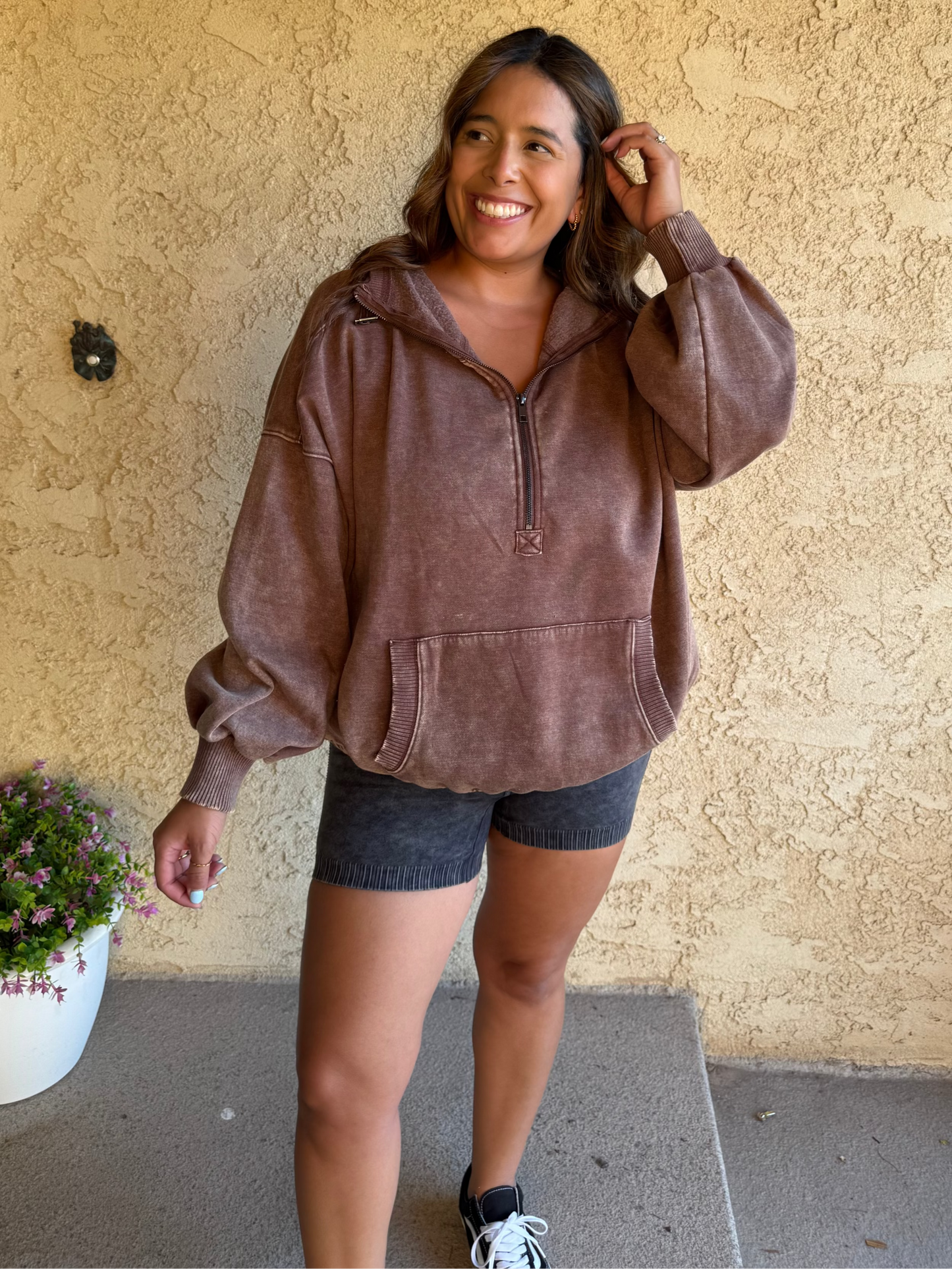 Hannah Half Zip Pullover - New Colors!