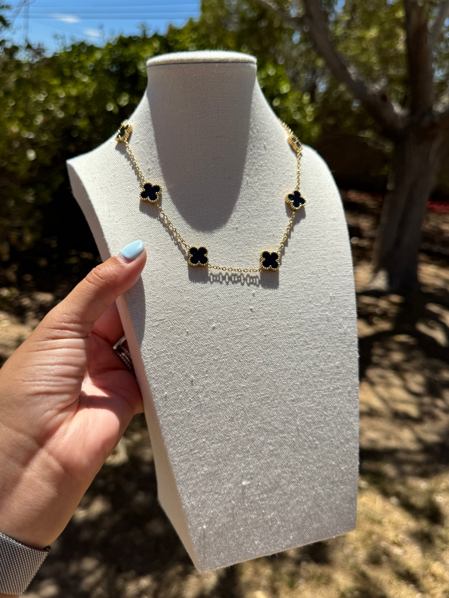 Gold Clover Necklace