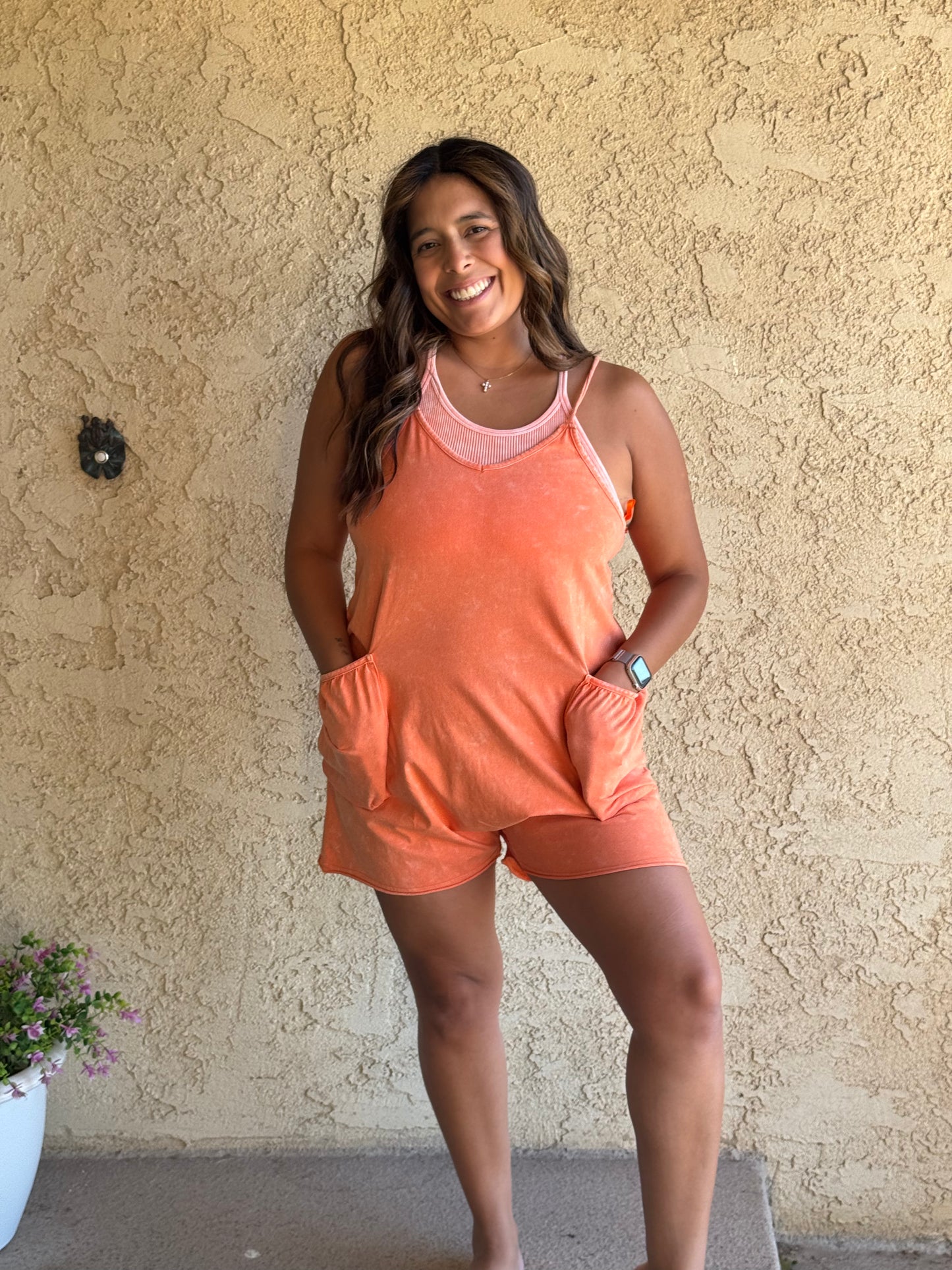 Rachel Romper - Sunset