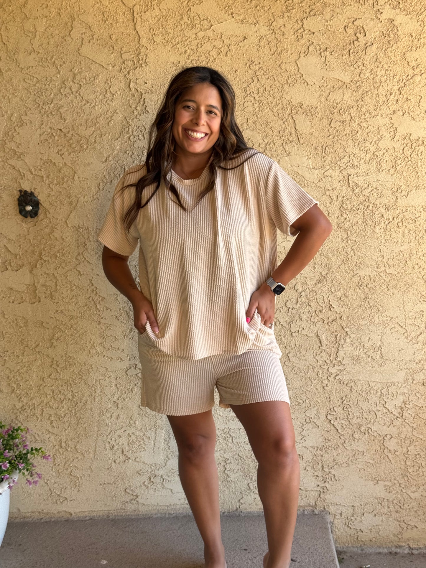 Hadley Ribbed Set (no drawstring) - multiple colors!