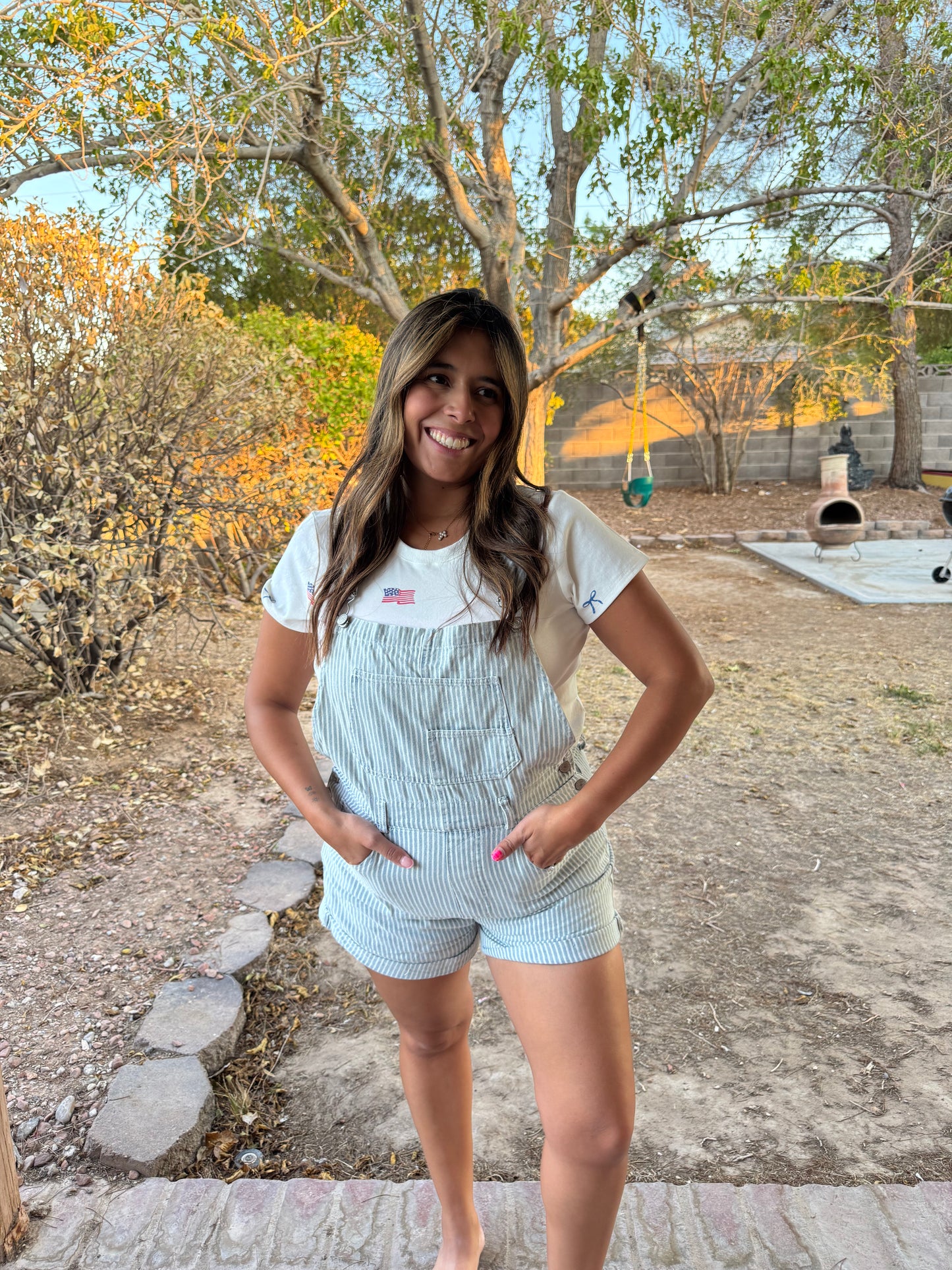 Pauly Pinstripe Overalls