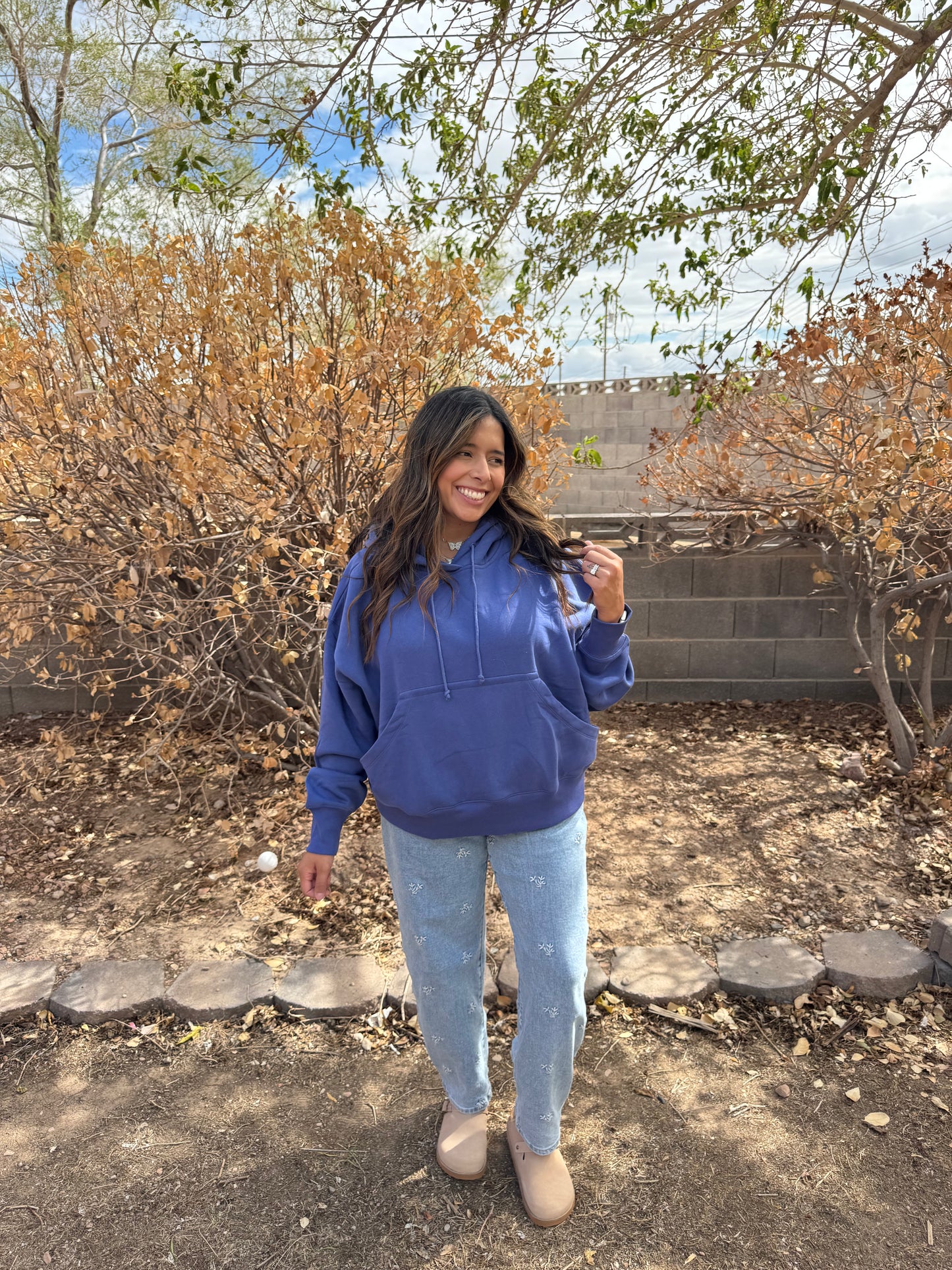 Carmen Oversized Hoodie - Marlin