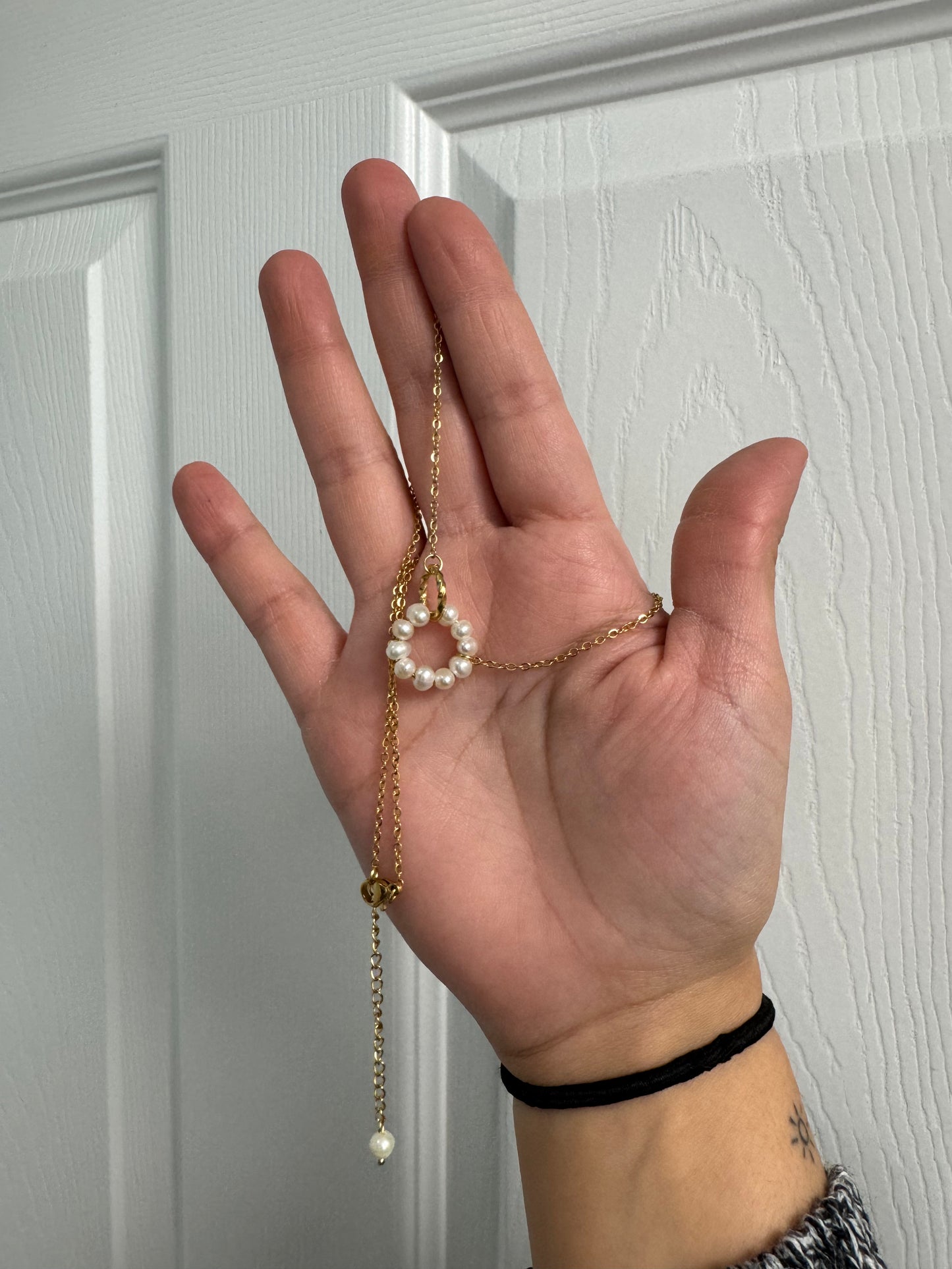 Halo Pearl Necklace