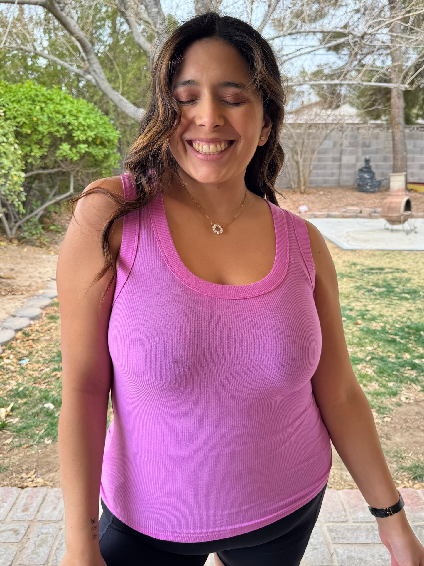Essential Ribbed Tank - NEW COLOR