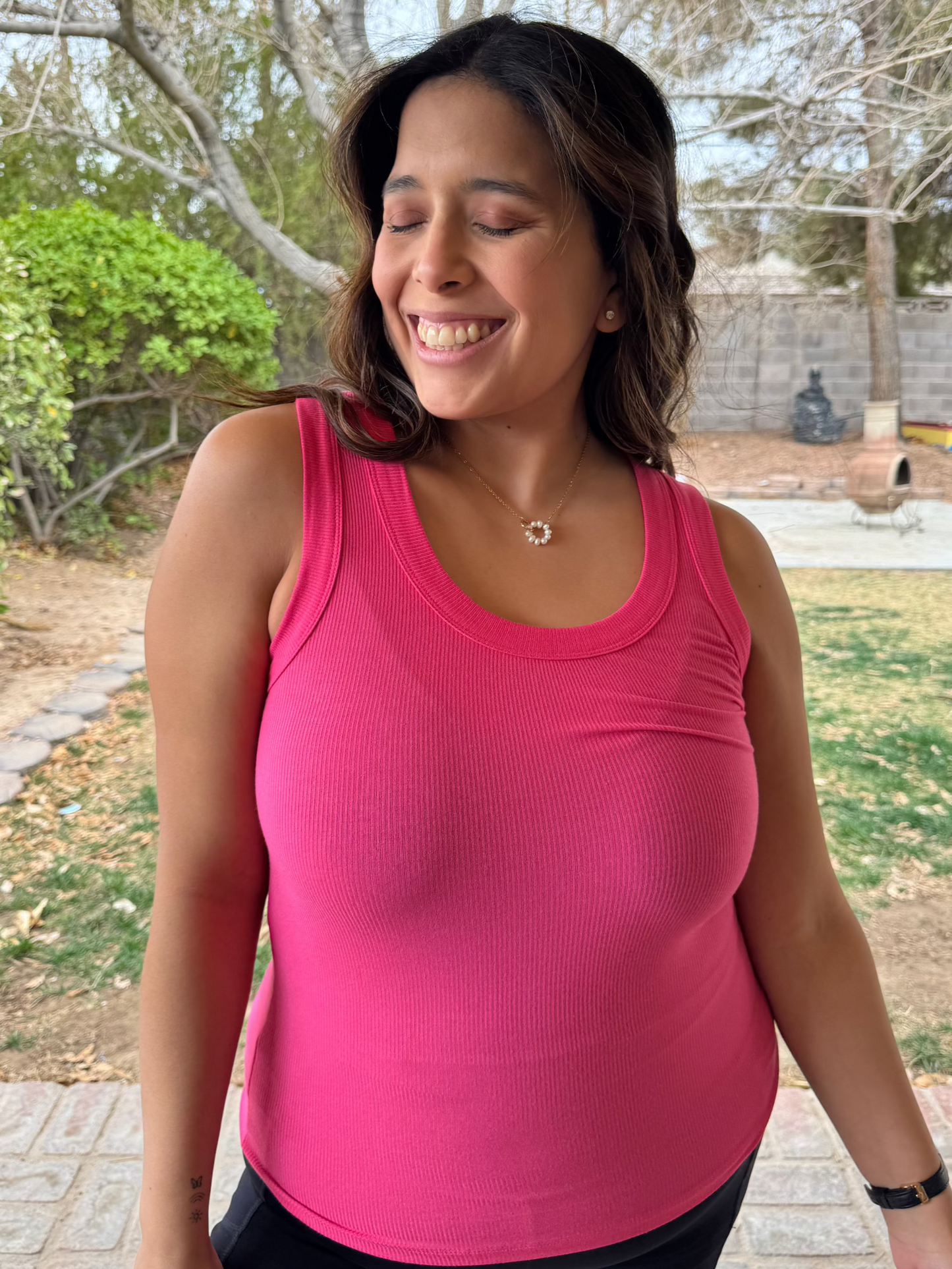 Essential Ribbed Tank - NEW COLOR