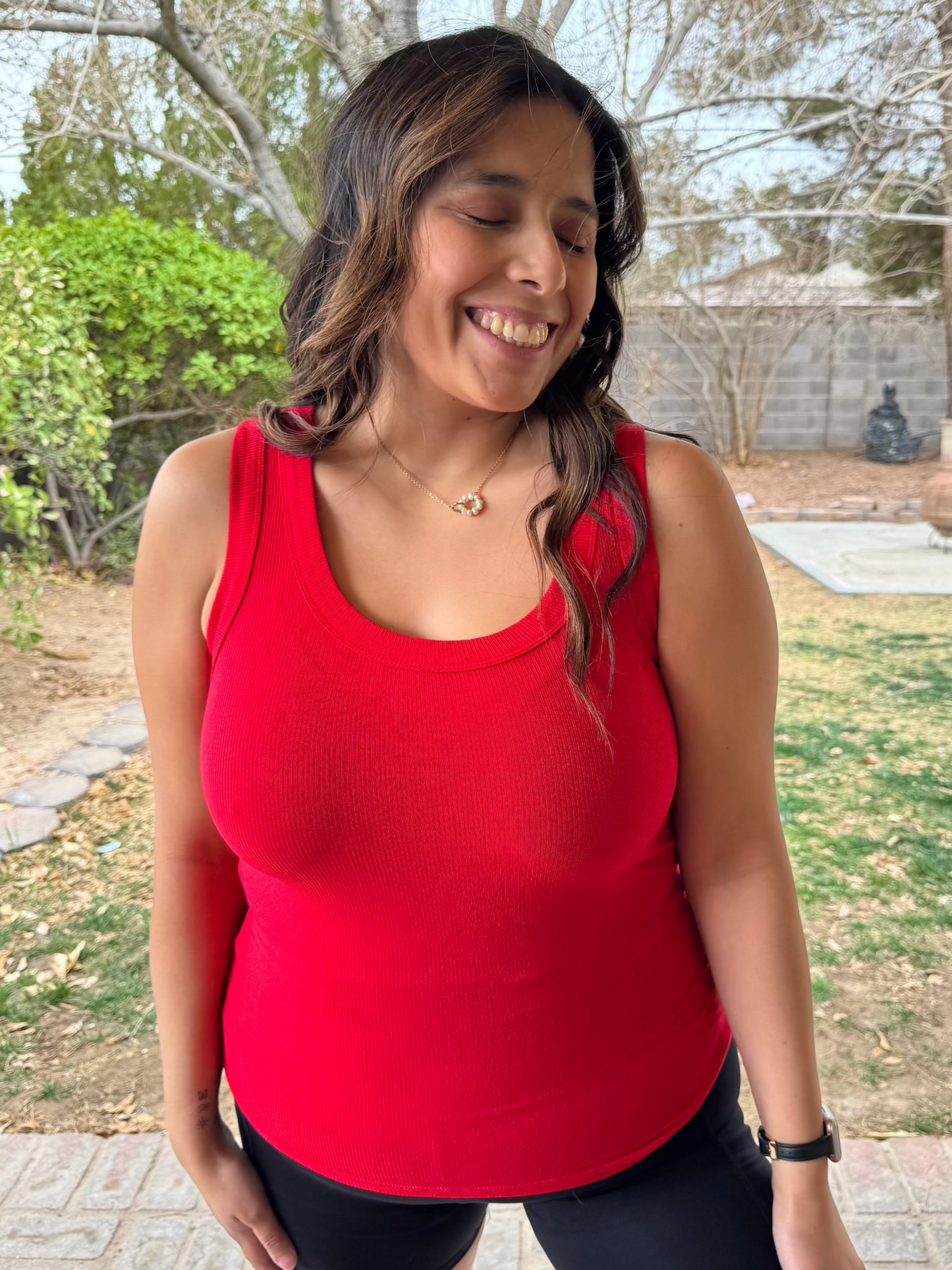 Essential Ribbed Tank - NEW COLOR