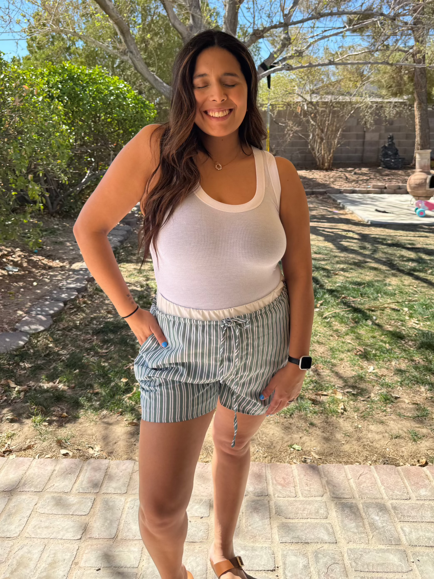 Jess Striped Boxer Shorts