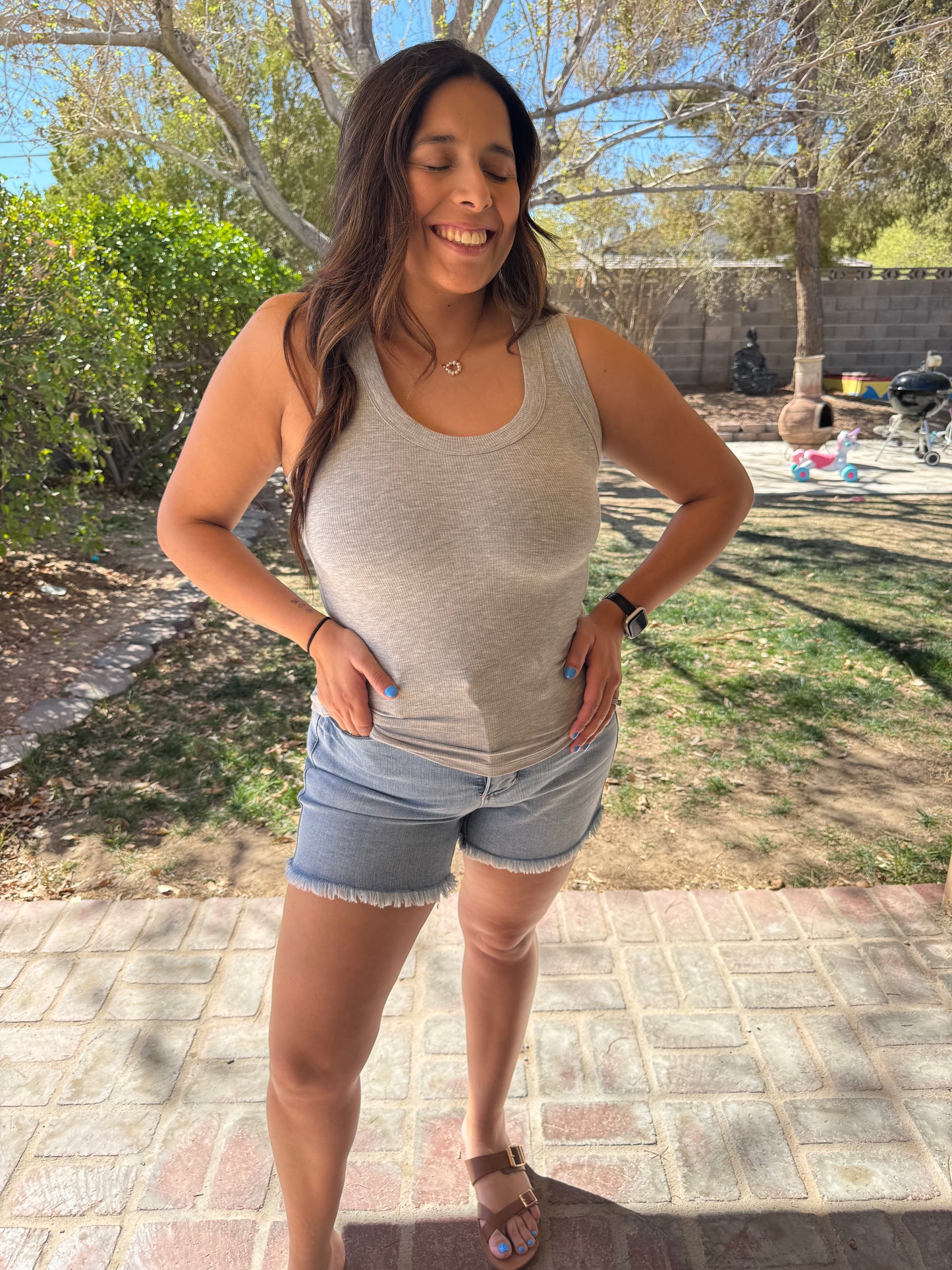 Essential Ribbed Tank - NEW COLOR