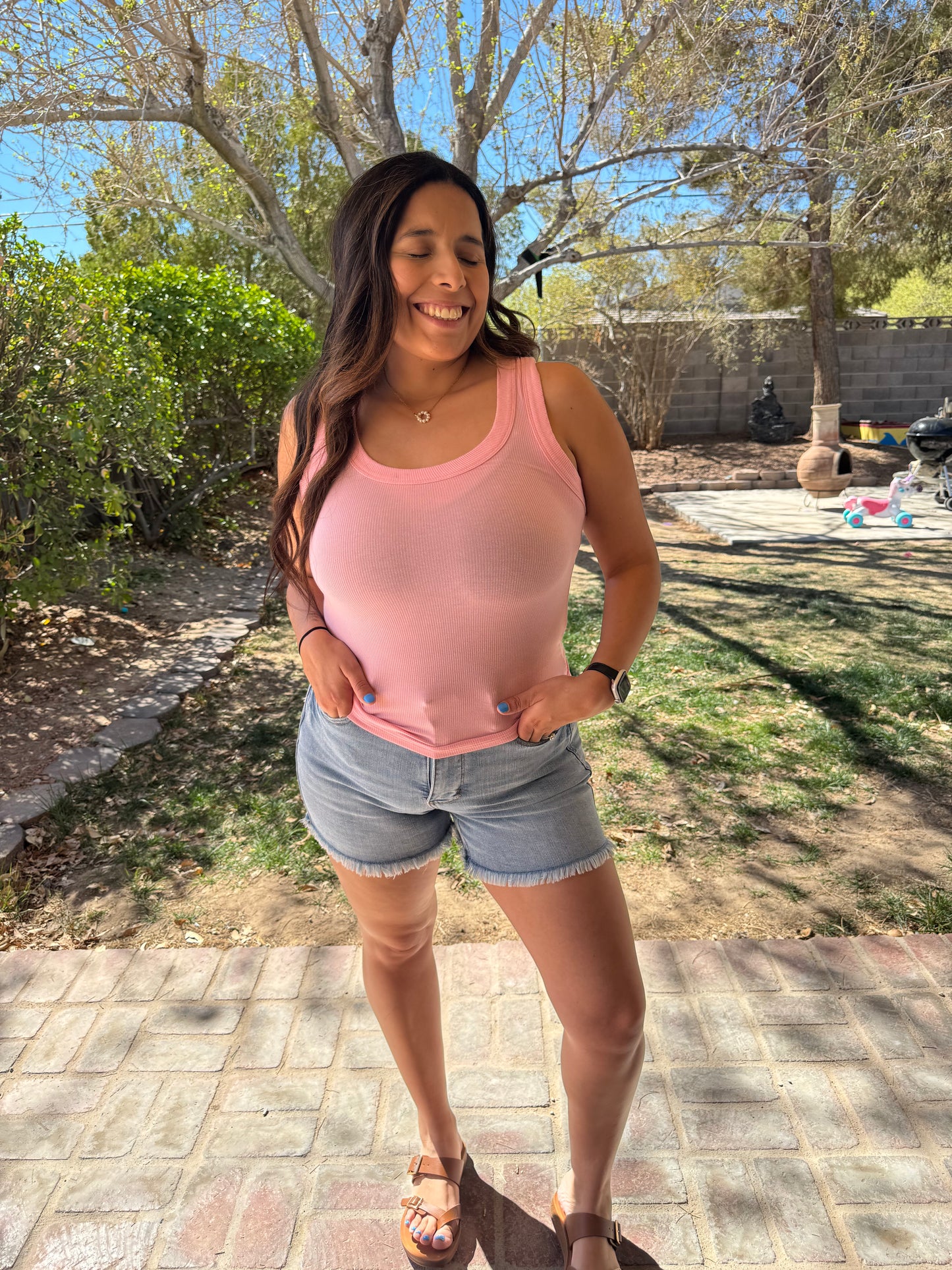 Essential Ribbed Tank - NEW COLOR