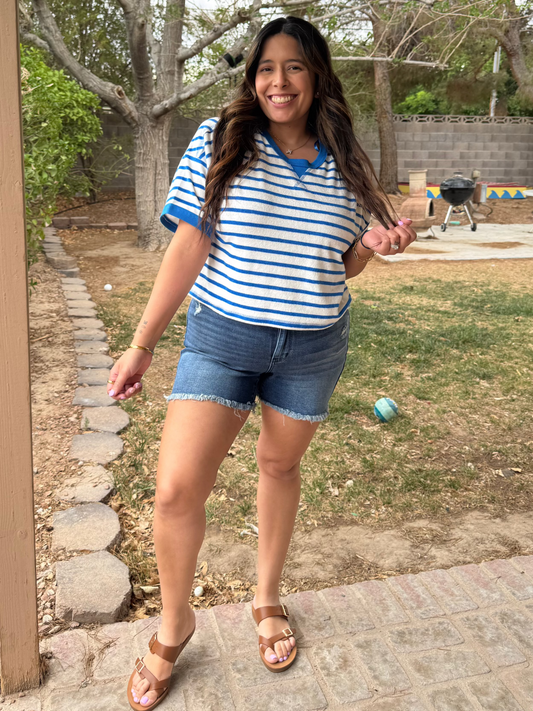 Boardwalk Striped Tee