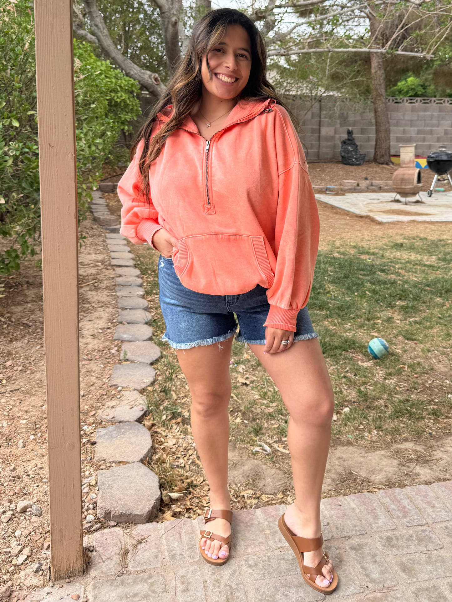 Hannah Half Zip Pullover