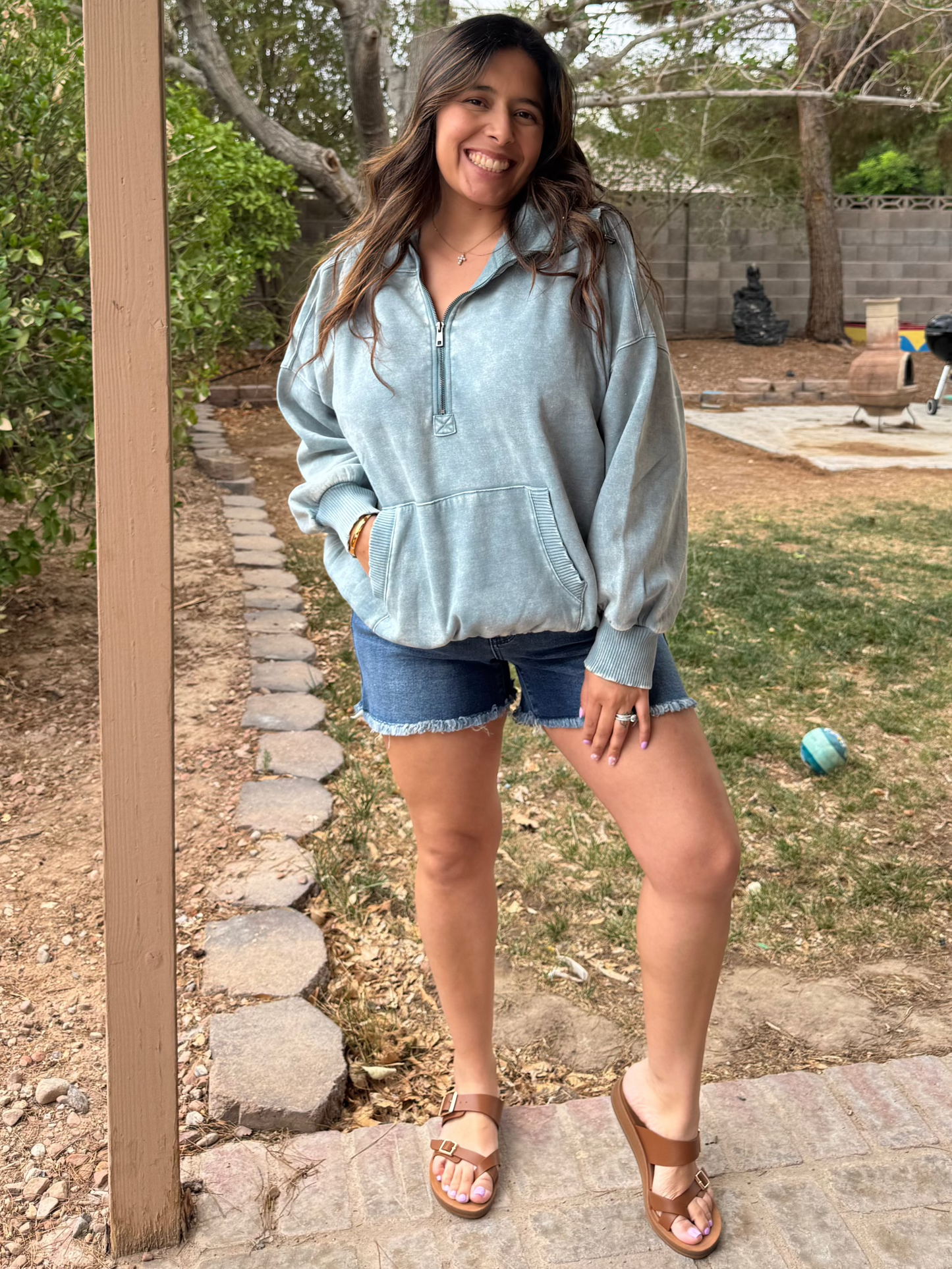 Hannah Half Zip Pullover