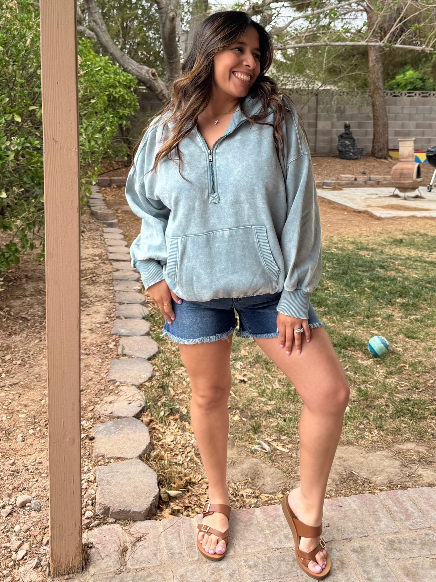 Hannah Half Zip Pullover