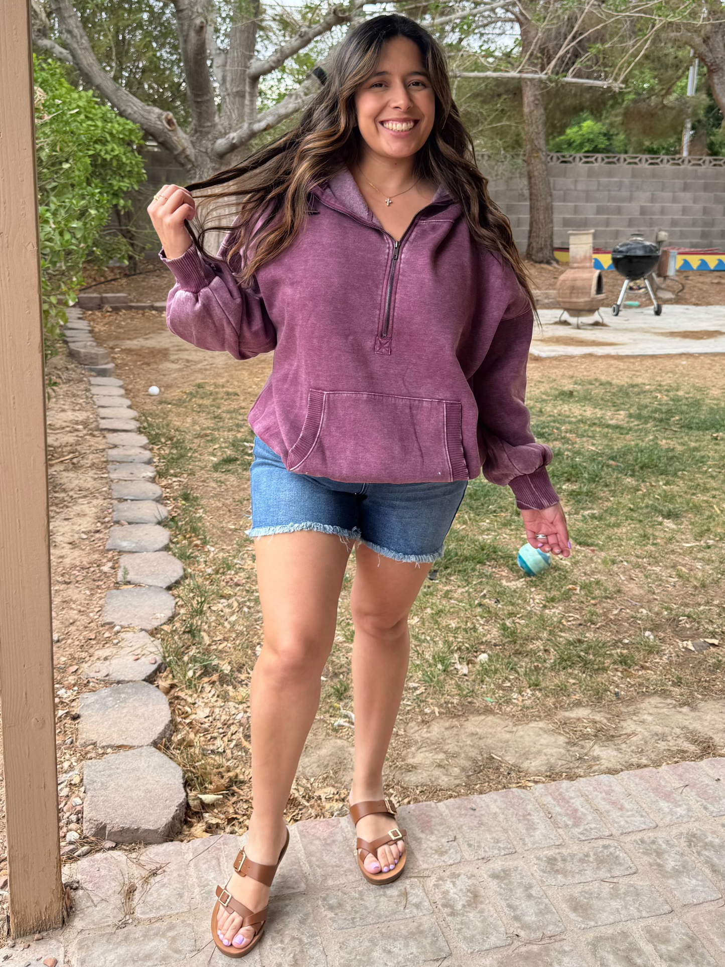 Hannah Half Zip Pullover