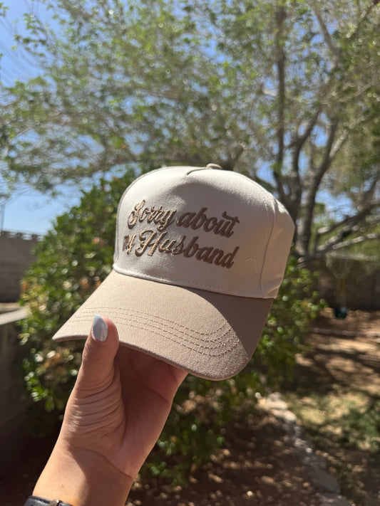 Sorry About My Husband Trucker Hat