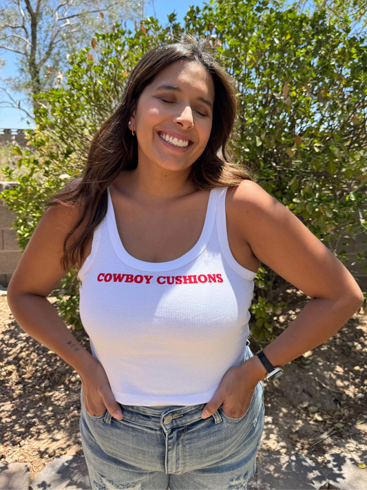Cowboy Cushion Crop Tank