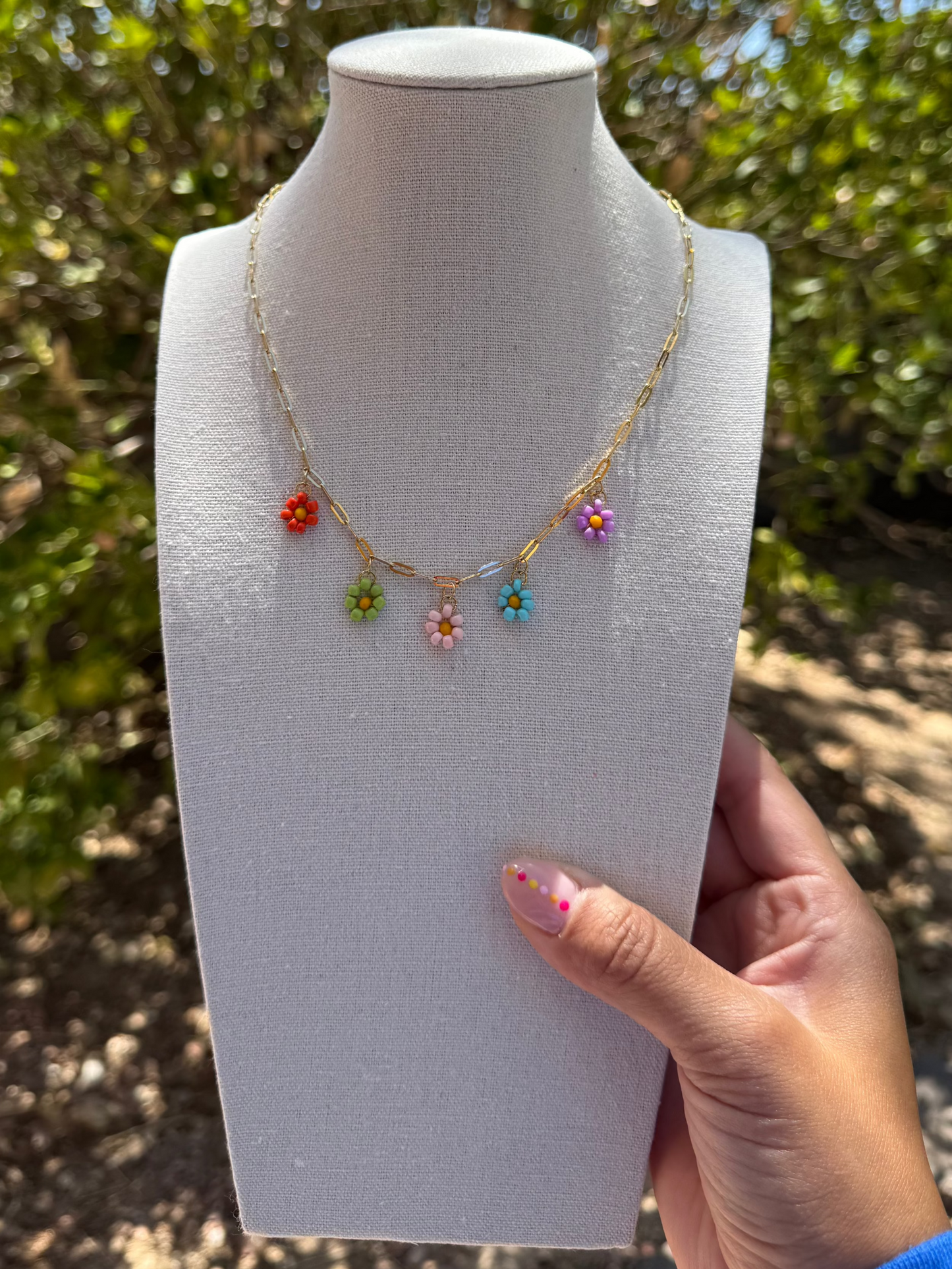 Alvarado Daisy Necklace