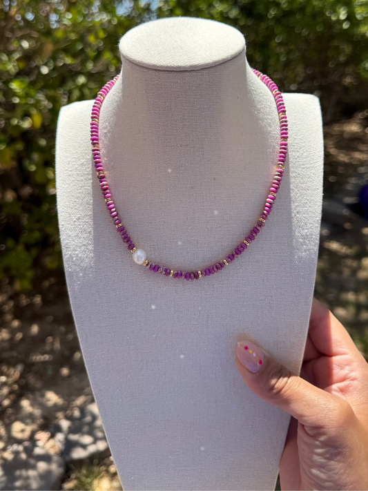 Paisley Bead Necklace