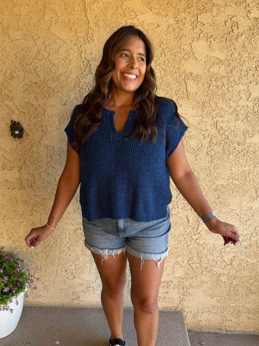 Georgia Side Slit Sweater - NEW COLORS!