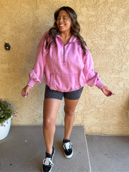 Hannah Half Zip Pullover - New Colors!