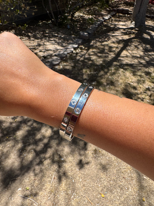 Silver Bangle Bracelets