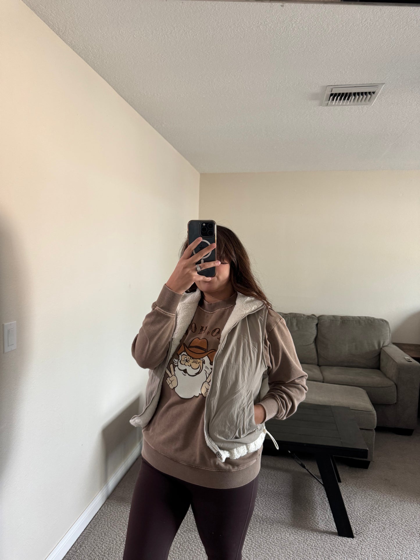 Sarah Reversible Sherpa Vest