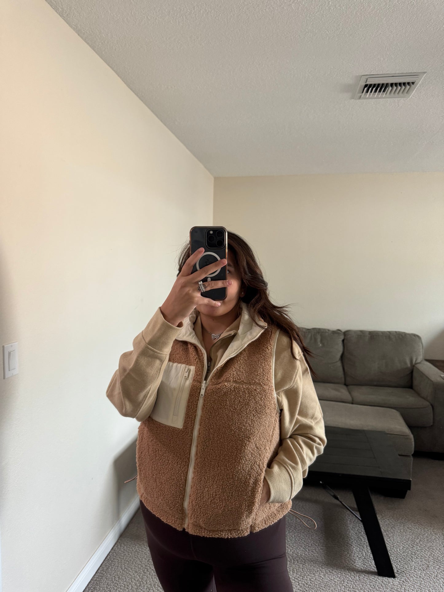 Sarah Reversible Sherpa Vest