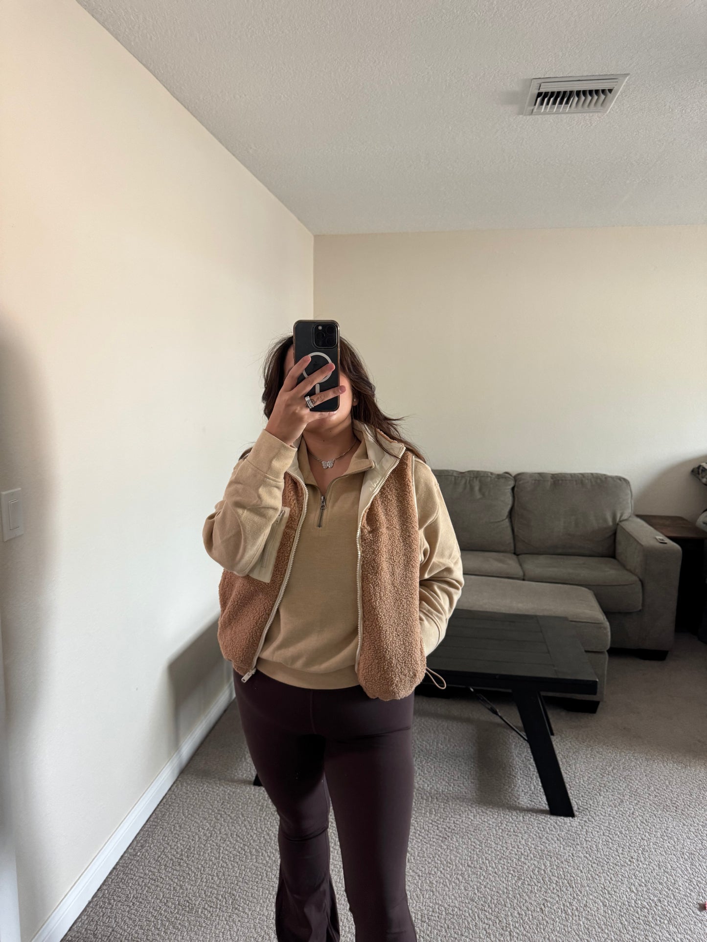 Sarah Reversible Sherpa Vest