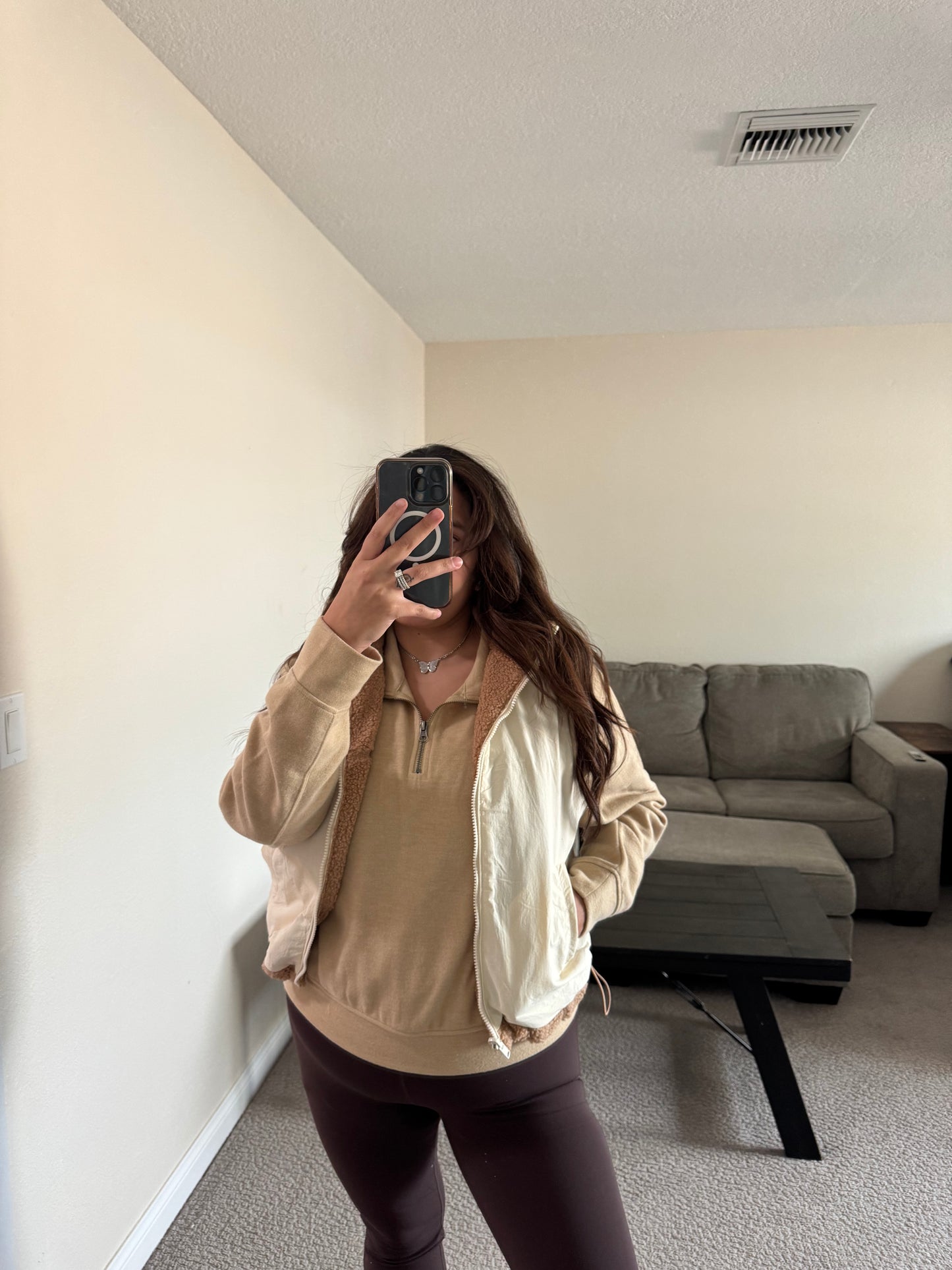 Sarah Reversible Sherpa Vest