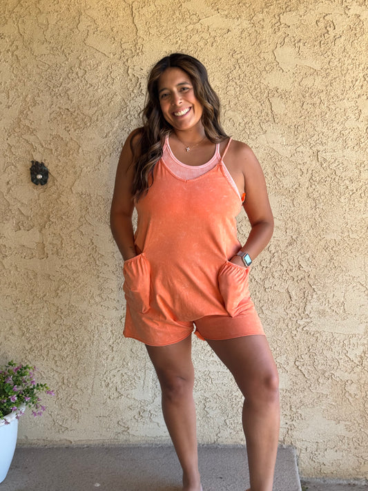 Rachel Romper - Sunset