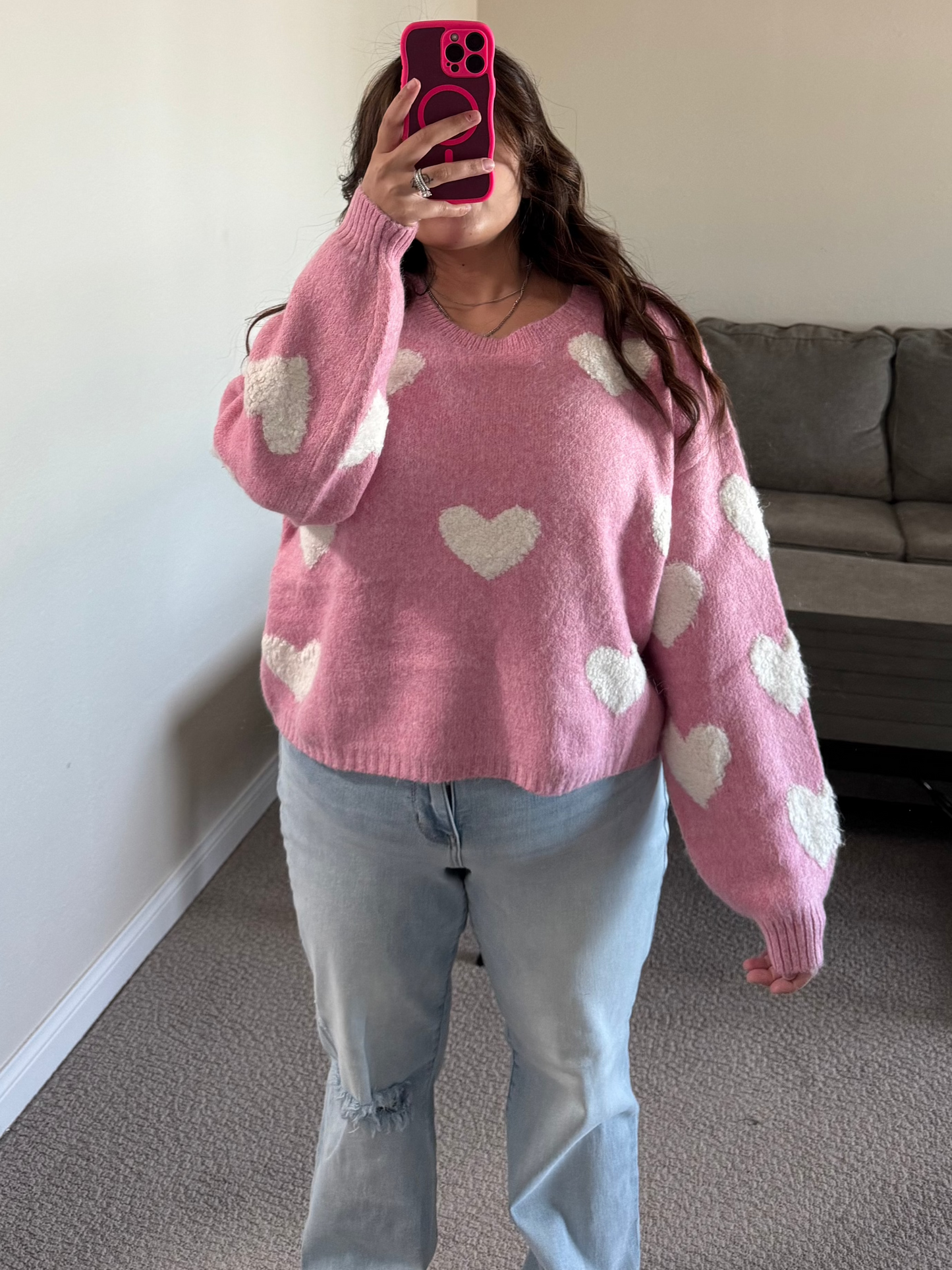 Pink Ladies Sweater