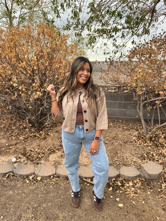 Fall in Love 1/2 Sleeve Cardigan