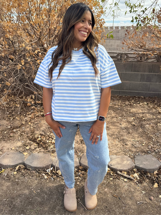 ALL YEAR LONG STRIPED TEE