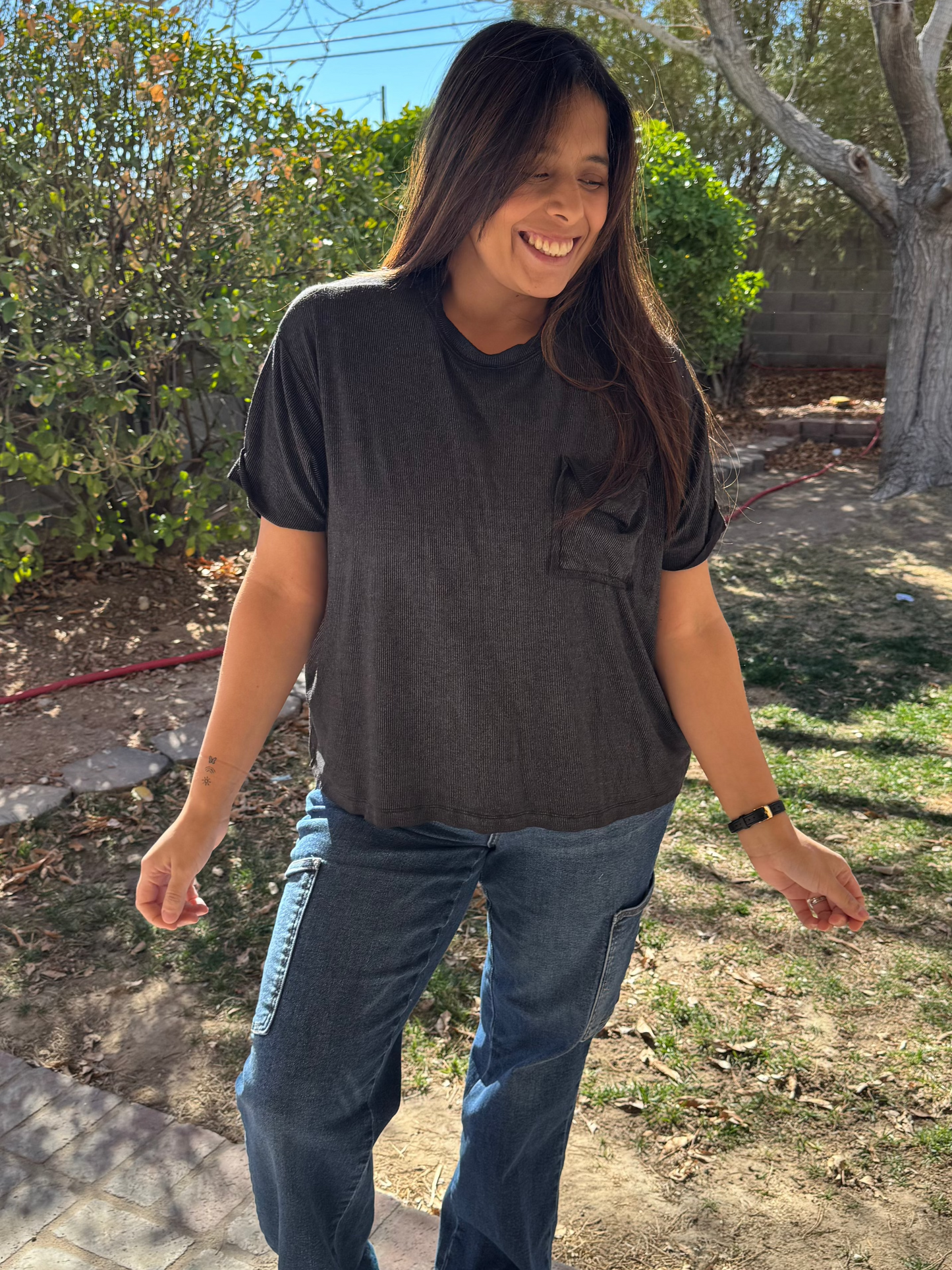 Lockwood Ribbed Pocket Tee - NEW COLORS