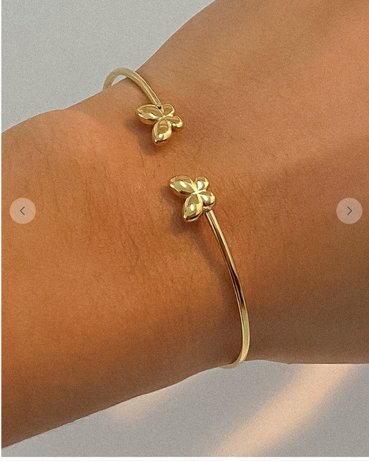 Butterfly Bangle Bracelet